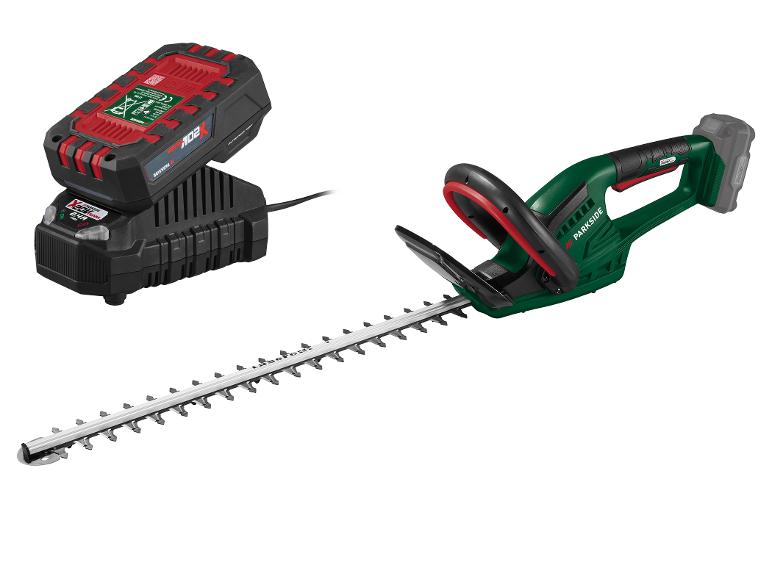 Accu heggenschaar met oplader en 20V 2.0Ah accu.