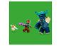 LEGO Minecraft set met een kip, een figuur met een zwaard en een Warden.