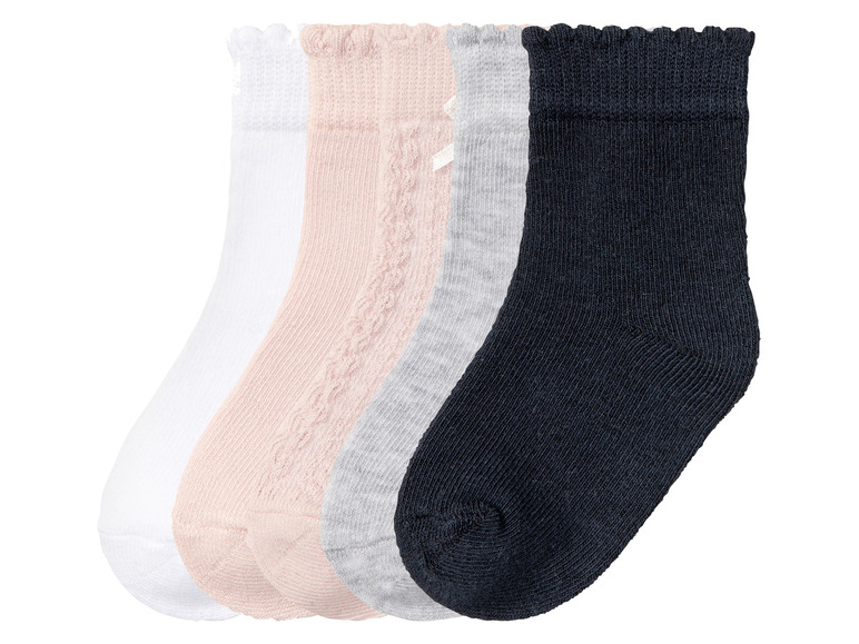 Ga naar volledige schermweergave: lupilu® 5 paar baby sokken - afbeelding 2