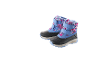 Kinderwinterlaarzen met blauw en roze patroon