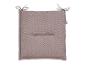 Livarno Home lichtbruin zitkussen met strikjes