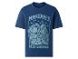 Blauw T-shirt met Minecraft-thema, met de tekst 'MINECRAFT' en 'BEST BUDDIES'.