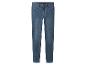 Blauwe slim-fit denim jeans met hoge taille.