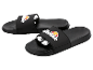 Zwarte Ellesse slippers: comfort en stijl.
