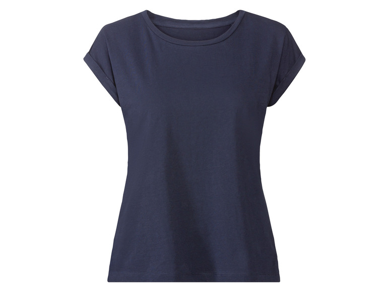 esmara Dames linnen shirt (S (36/38), Donkerblauw)