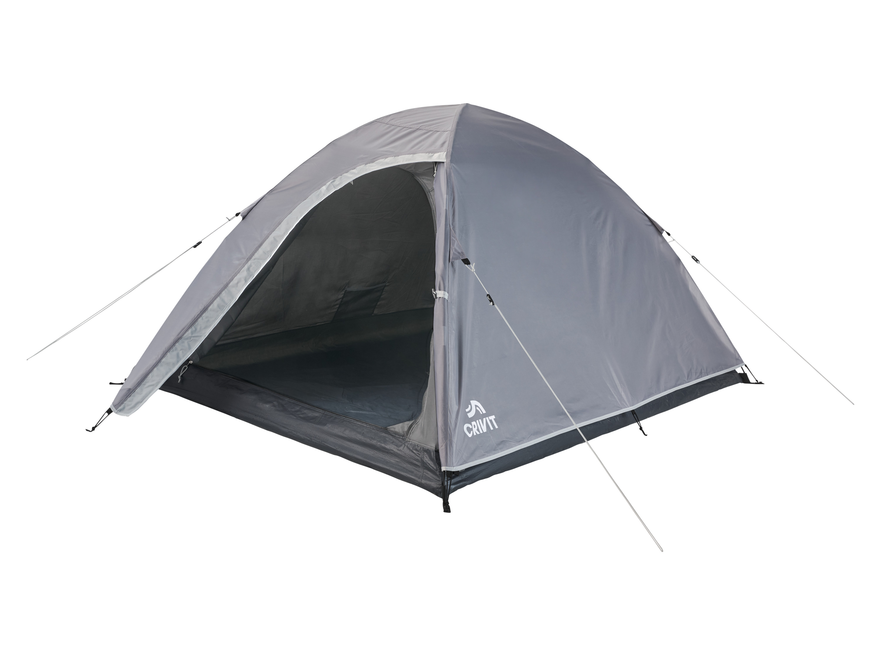 CRIVIT 2-persoons tent (Grijs)
