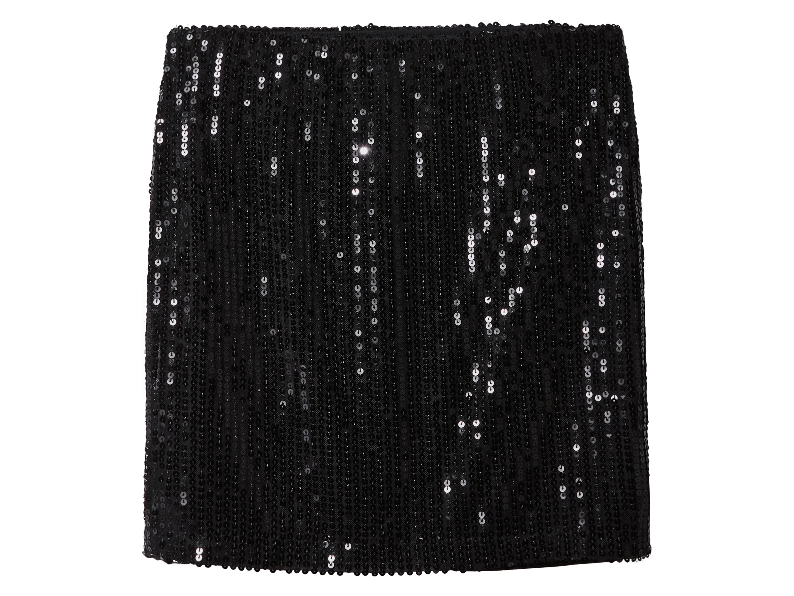 esmara Dames minirok met pailletten (Zwart, S (36/38)) afbeelding