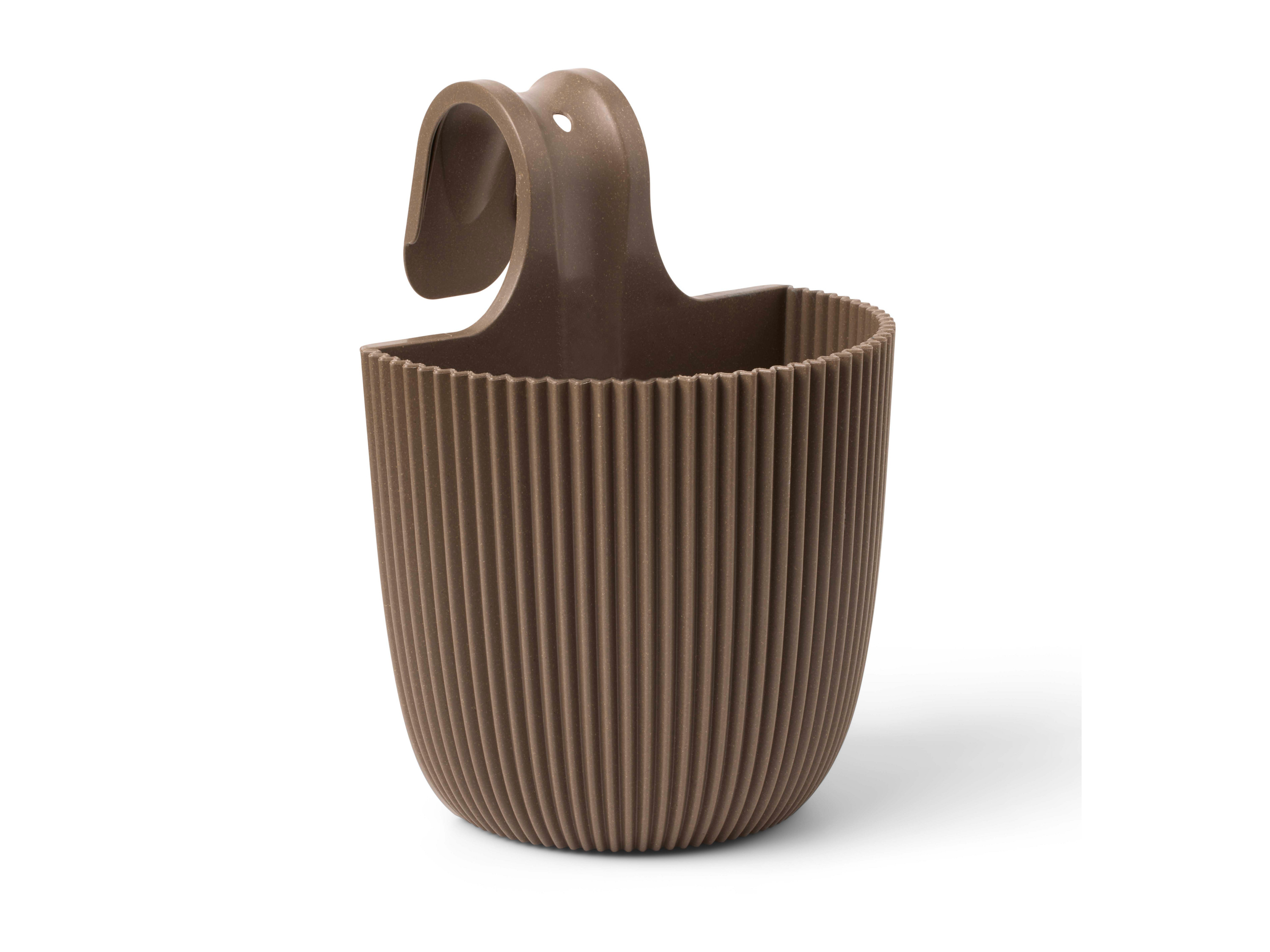 CAPI EUROPE Balkon bloempot Groove (warm taupe)