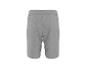 Grijze heren fleece shorts, achteraanzicht