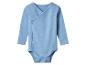 Lichtblauwe romper met lange mouwen en drukknopen
