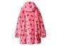 Pluizige roze hoodie met snoepjes- en rode strikjesprint