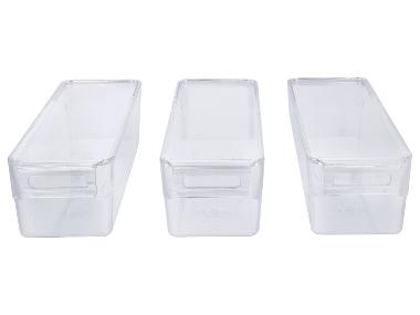 SILVERCREST® Koelkastorganizers met deksel - 3 bakjes - 1,8 L