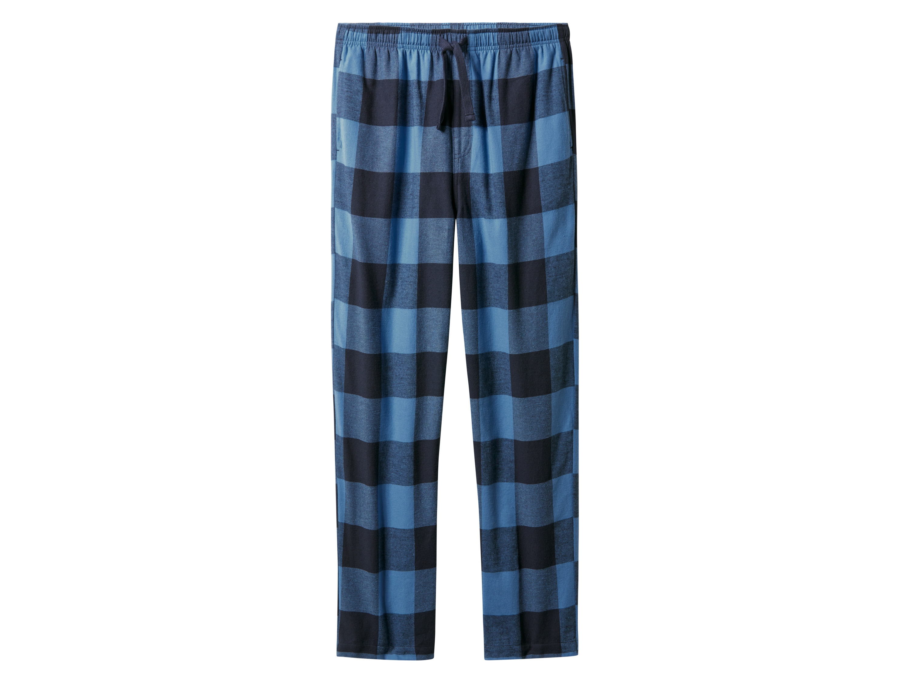 esmara Men Flanellen heren pyjamabroek (Blauw, L)