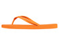 Oranje slippers met gevlochten band