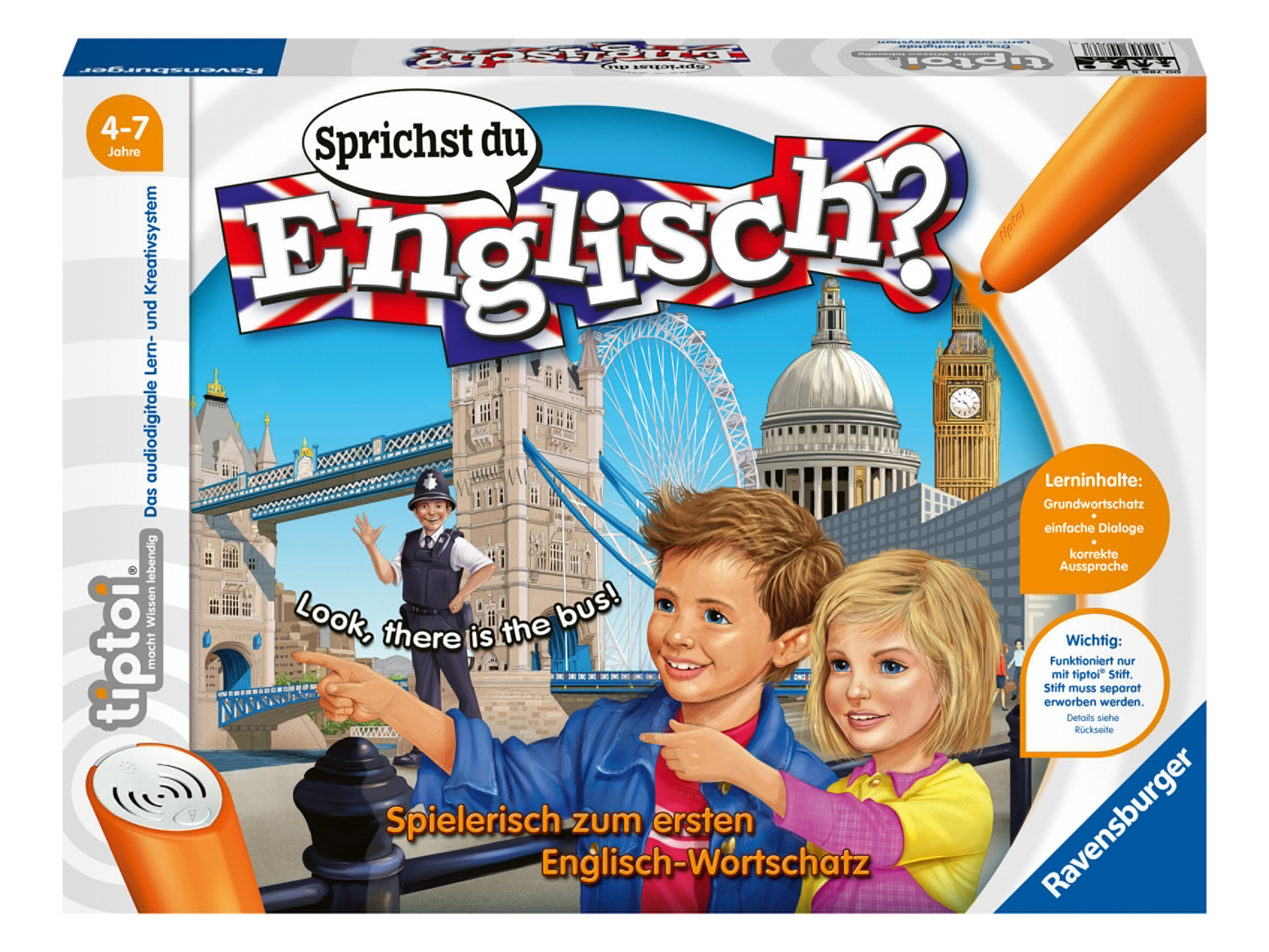 RAVENSBURGER tiptoi Spellen (240 Spreek je Engels)