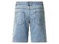 Lichtblauwe denim shorts met achterzakken, achteraanzicht