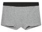 Grijze boxershorts met zwarte band.
