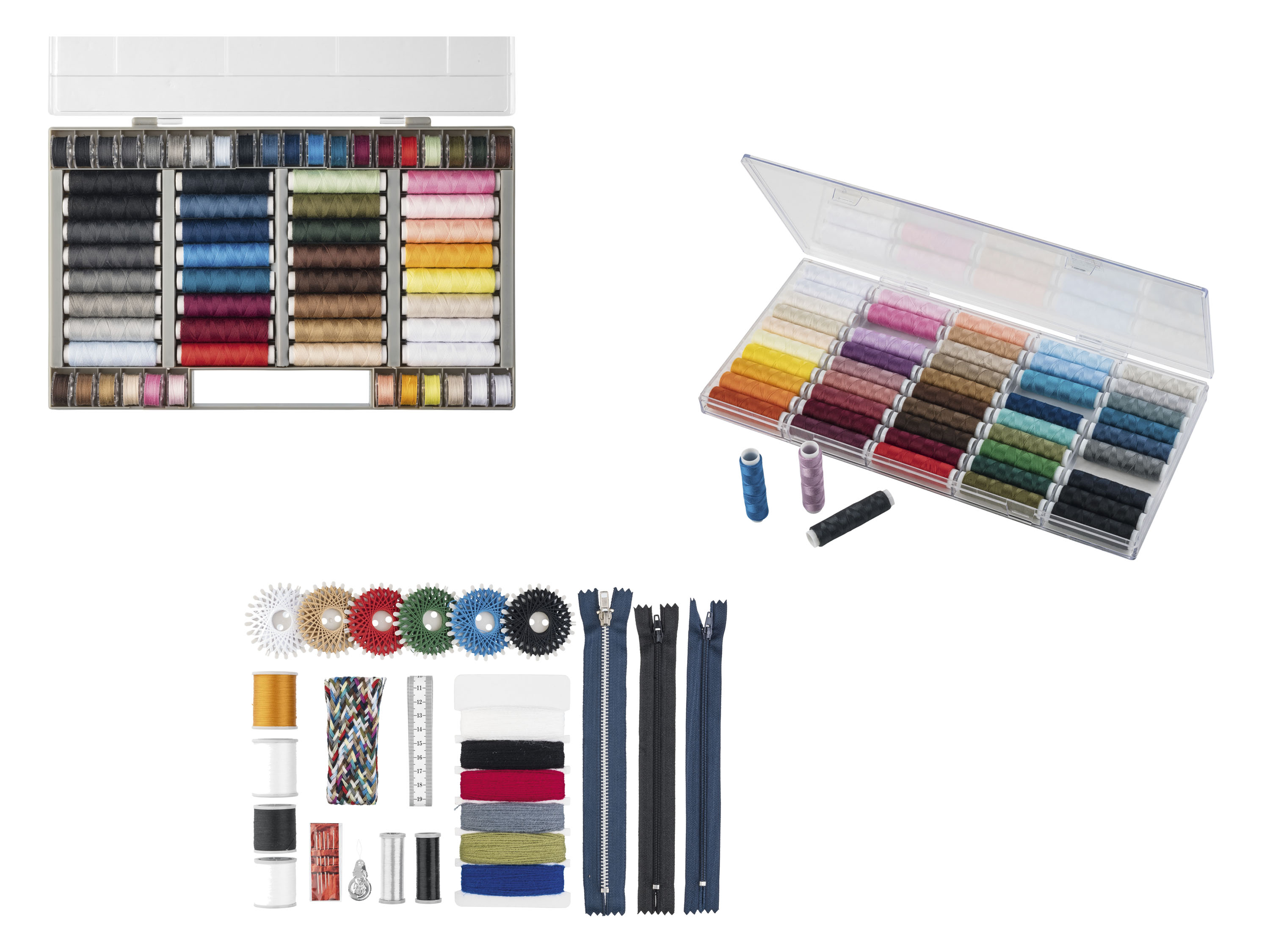 CRELANDO Naaigarenset / Naaigaren- en fourniturenassortiment / Naaigarenassortiment