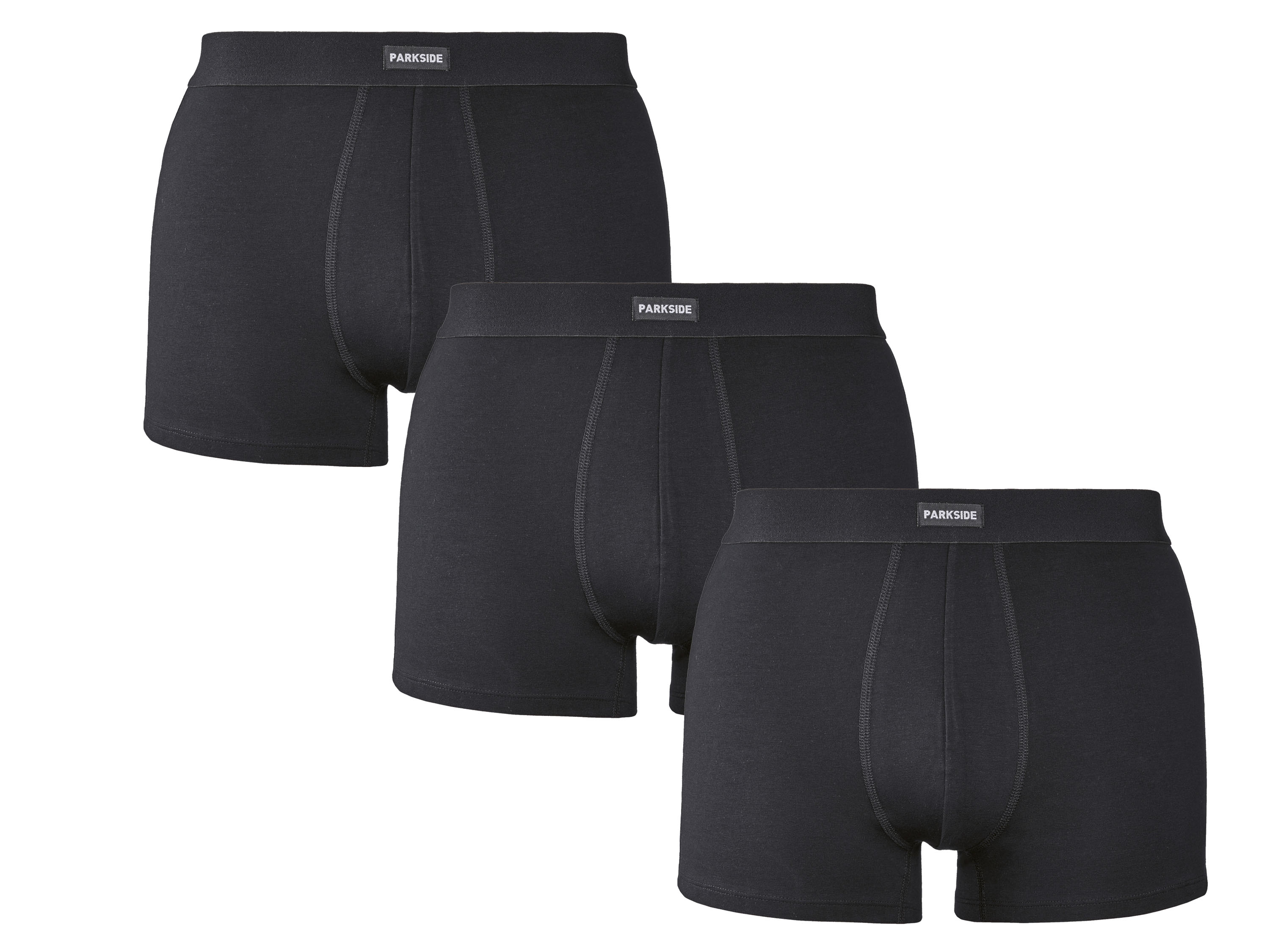PARKSIDE Set van 3 heren boxers (Zwart, L)