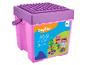 Lupilu bouwstenen doos, roze en paars, voor 1½+