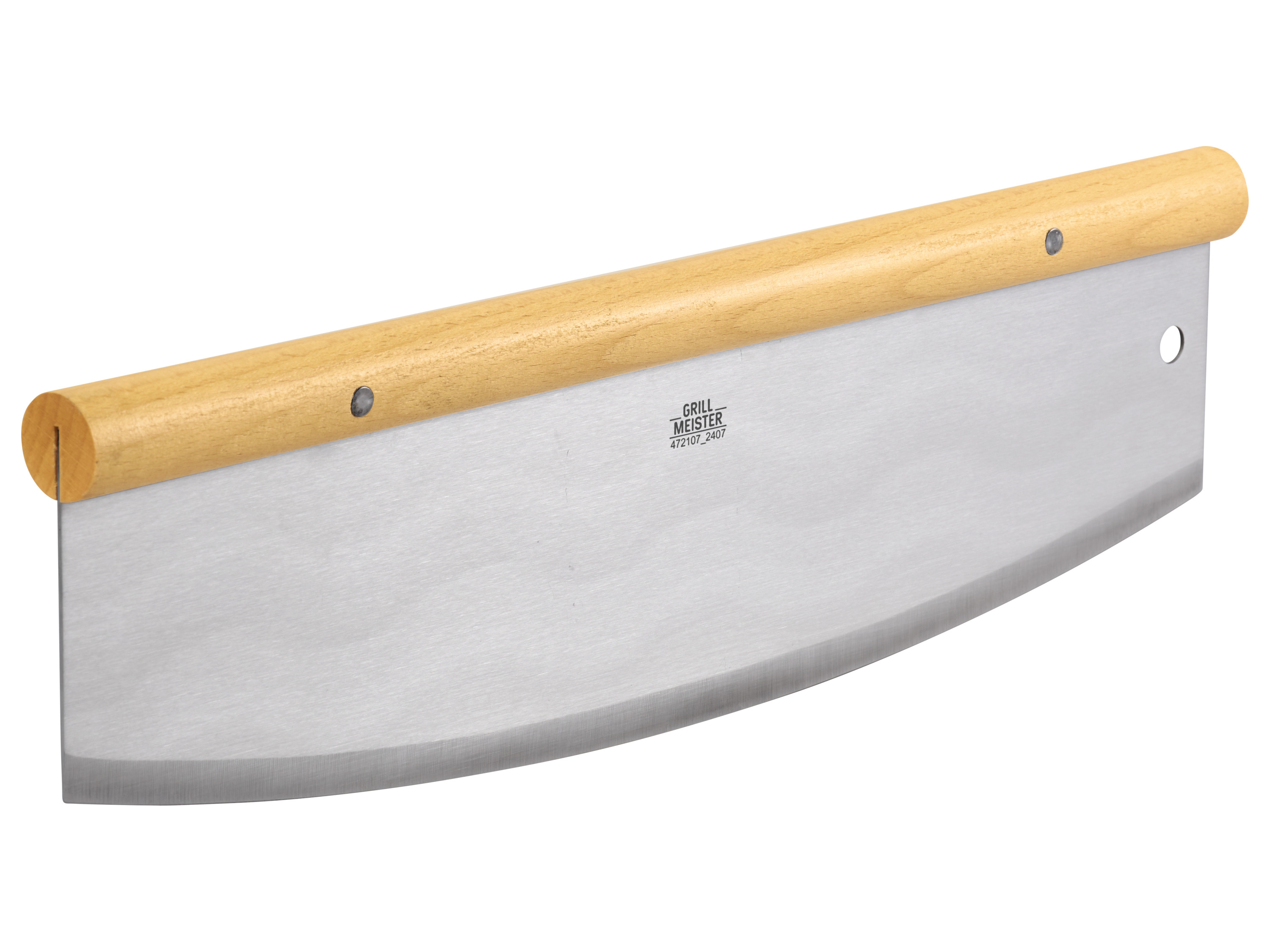 GRILLMEISTER Pizzaschep / Pizzaschep (opvouwbaar) / Pizzasnijder / Pizzaoven-borstel