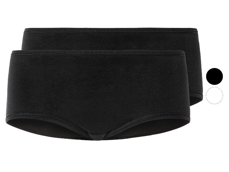 Twee zwarte katoenen slips.