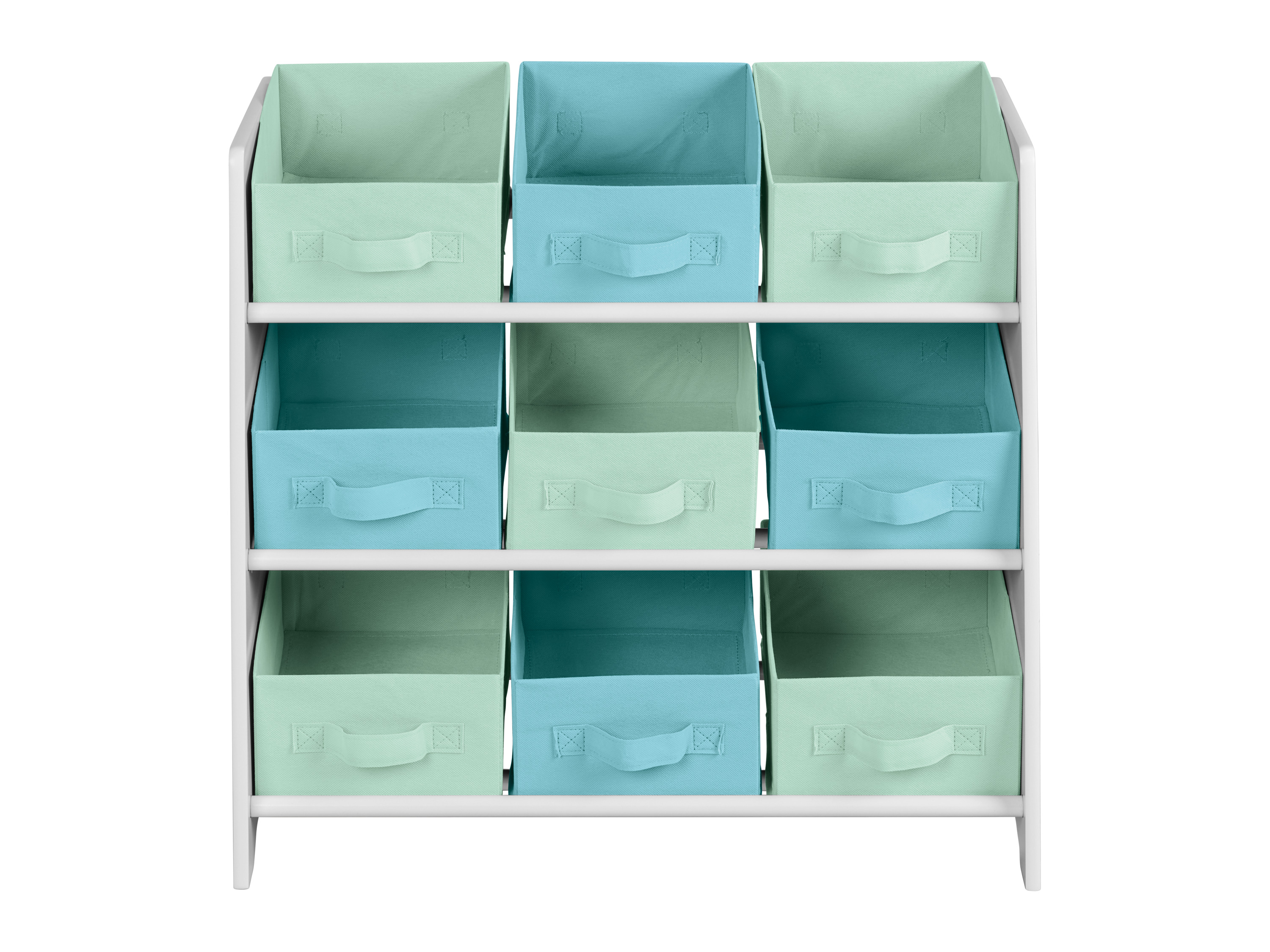 LIVARNO Kinder opbergkast met textiele boxen (Groen)