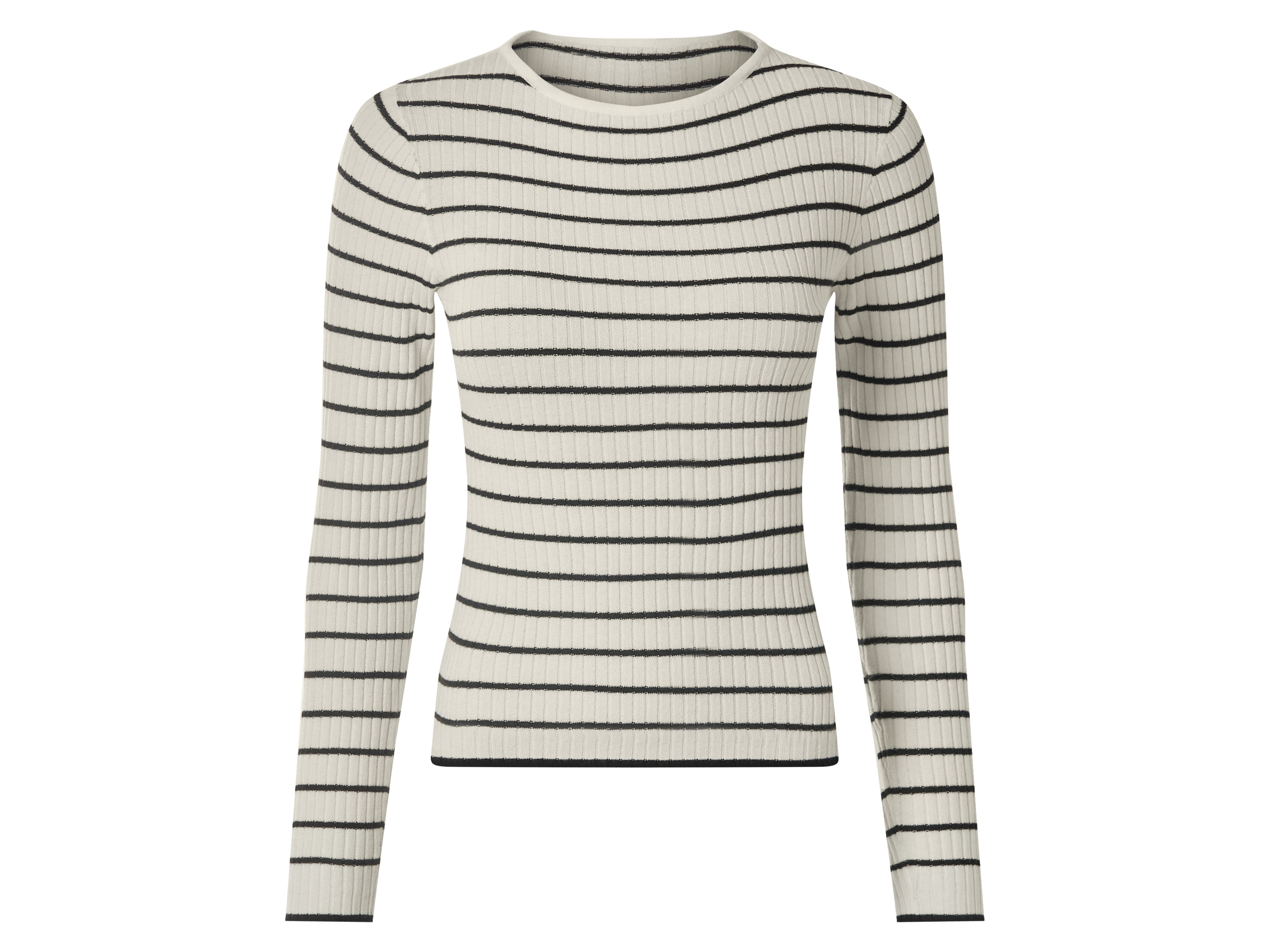 esmara Dames top (Zwart/wit, S (36/38))