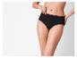 Zwarte katoenen slip.