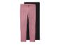 Twee leggings, één roze en één zwart