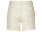 Witte denim shorts met gescheurde zoom.
