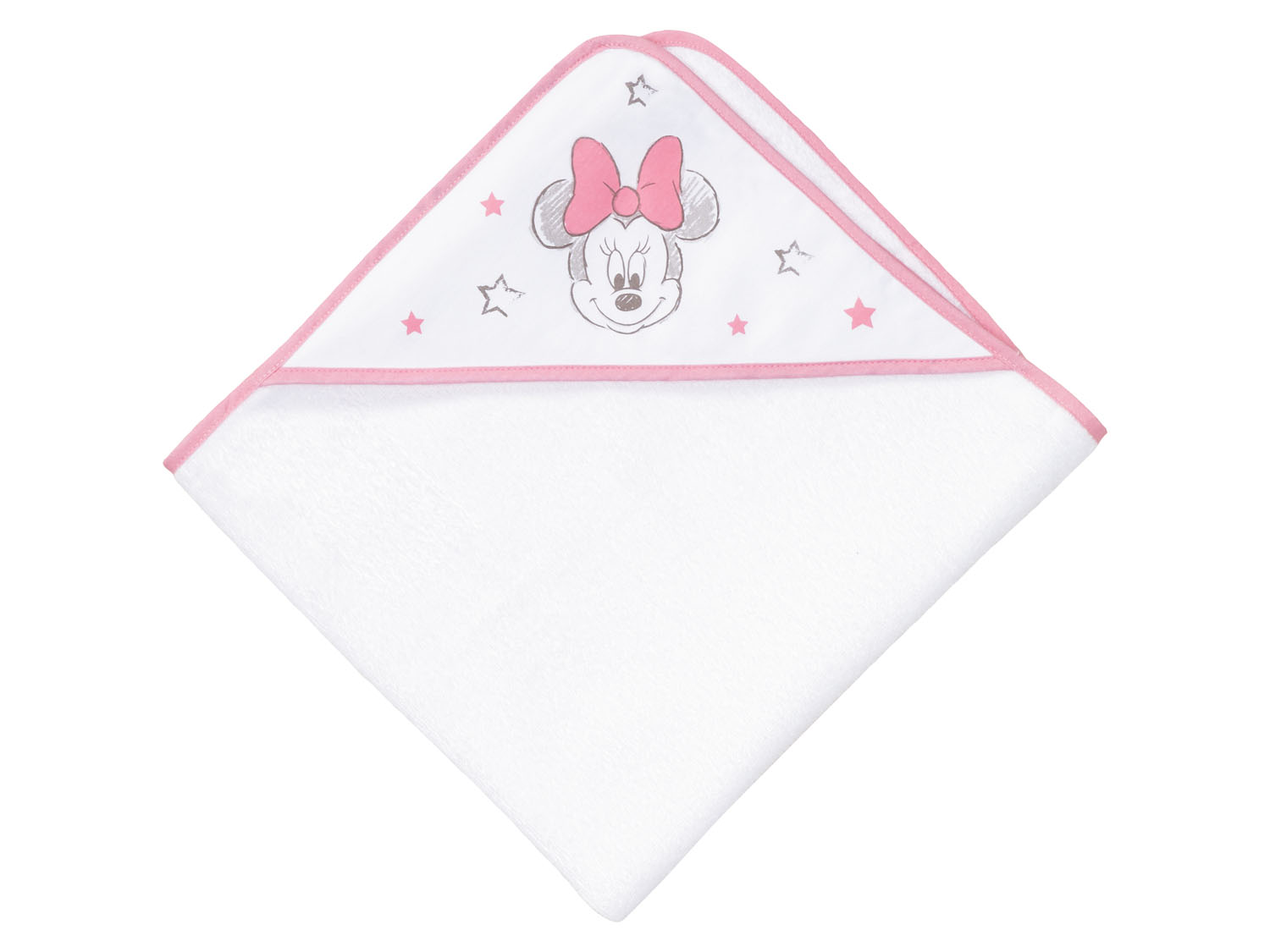 Baby handdoek met capuchon (Minnie Mouse)
