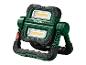 PARKSIDE groen en zwart LED-werklamp met twee verstelbare lichtkoppen