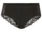 Zwarte onderbroek met kant.