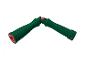Groene fiets handvatten met rode details
