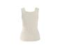 Lichtbeige geribbelde tanktop, achterkant