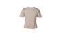Beige heren T-shirt met korte mouwen, achterkant