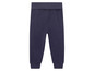 Donkerblauwe joggingbroek met elastische tailleband.