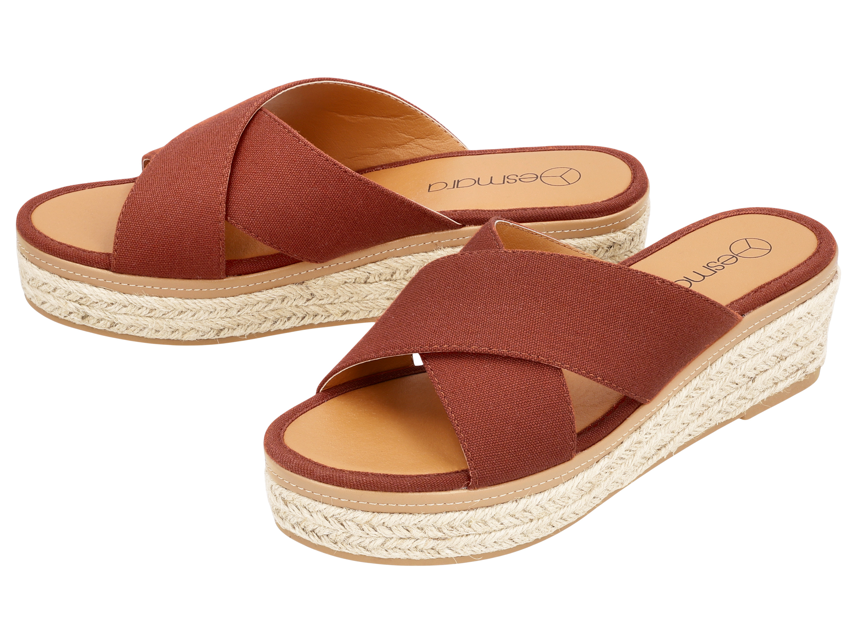 esmara Dames sandalen (Bruin, 36)