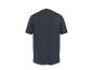 Donkerblauw T-shirt met korte mouwen, achteraanzicht