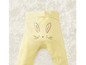 Gele baby leggings met konijnendessin.