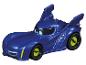 Blauwe Batmobile speelgoedauto met gele details