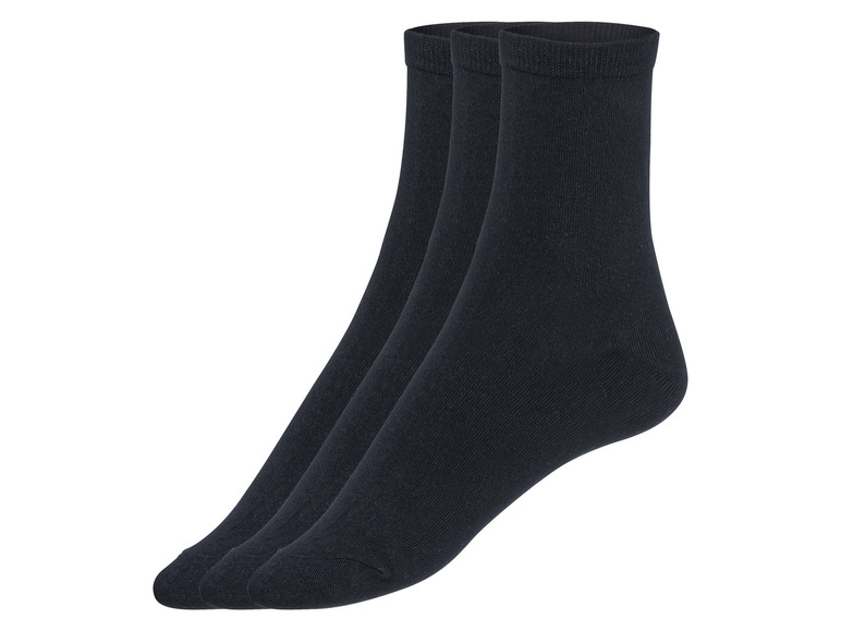 esmara 3 paar dames sokken (35-38, Marineblauw)