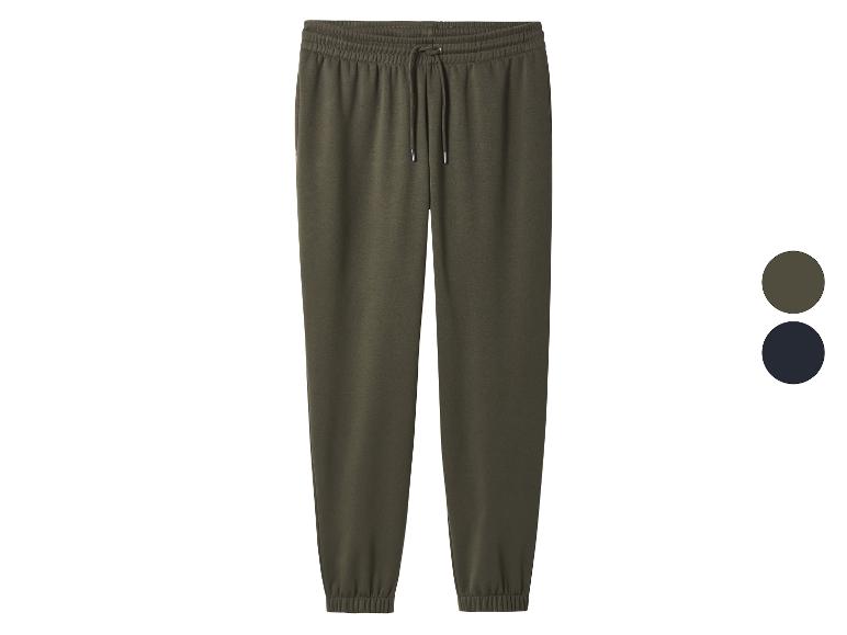 Groene joggingbroek met trekkoord en twee kleuropties.