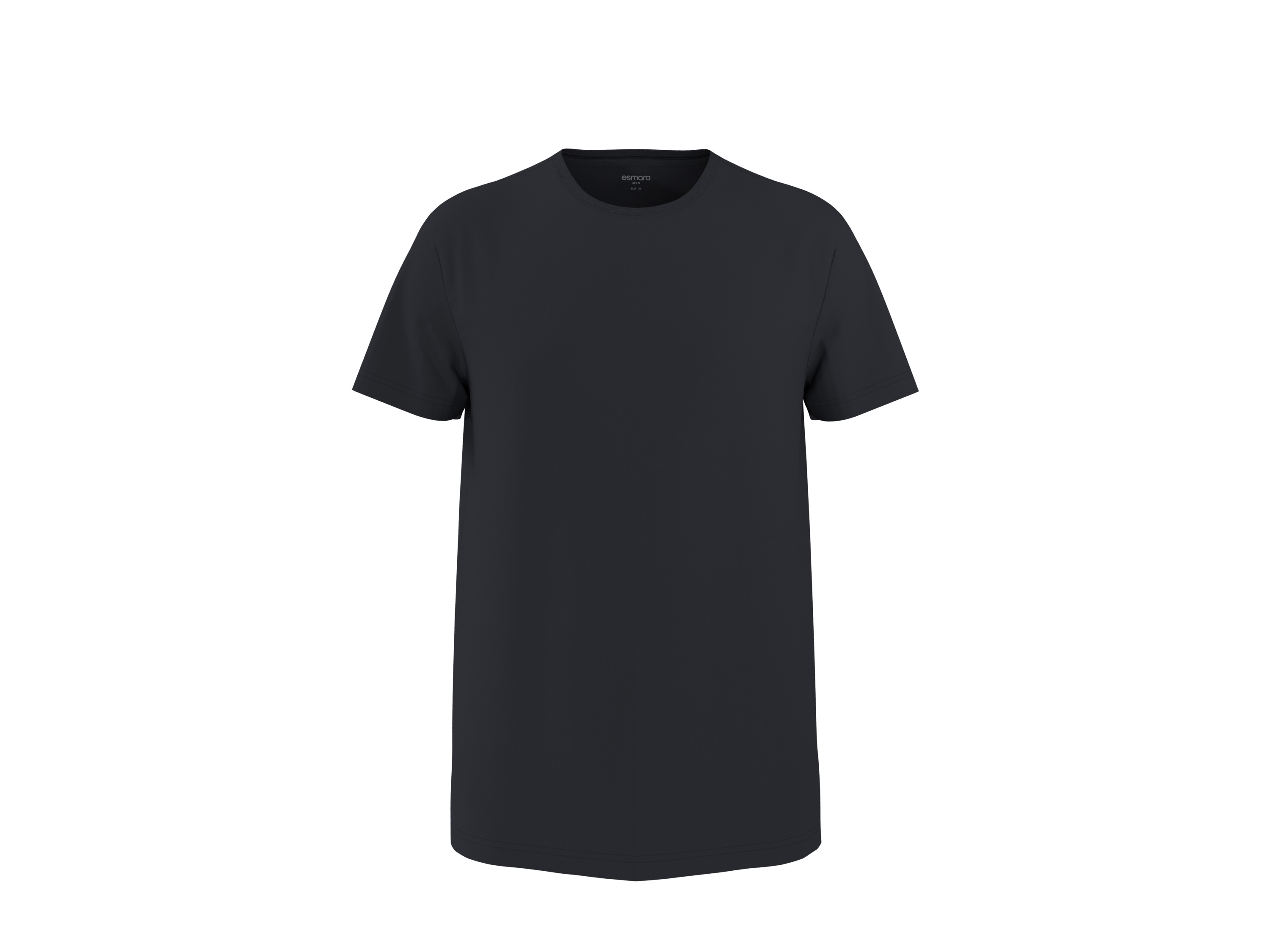 esmara Men Heren T-shirt (Zwart, L)