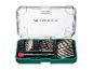 Parkside schroevendraaierset: diverse bits in een transparante koffer.
