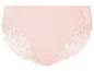 Roze slip met kant.