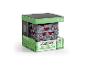 The Noble Collection Minecraft lichtgevende Redstone-erts replica in verpakking.