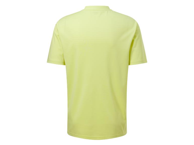 Lichtgele t-shirt jurk, achterkant.