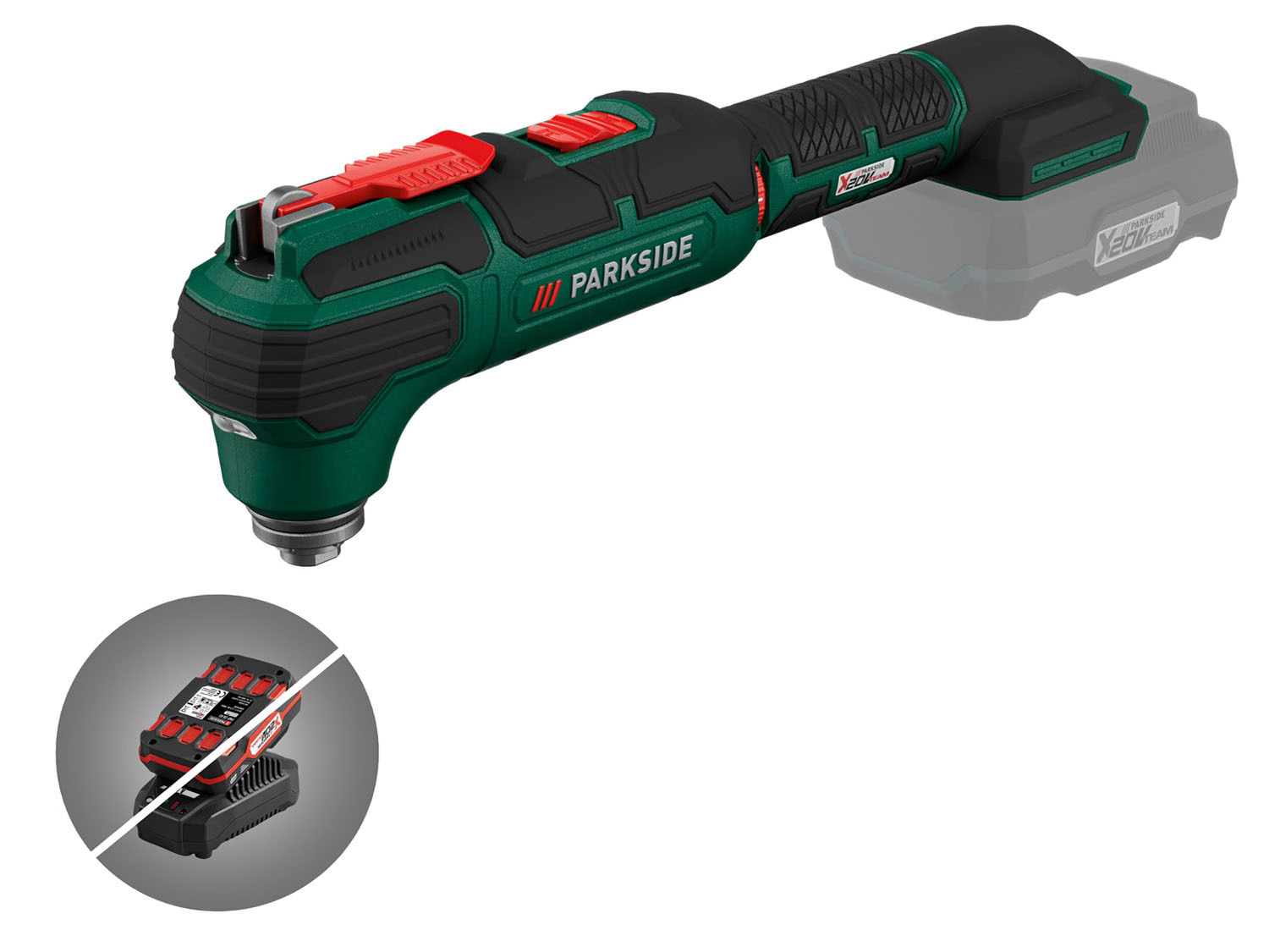 Parkside Cordless Multi Purpose Tool 20V PAMFW 20 Li B2 TESTING